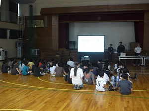 座学で水のこと学びました！